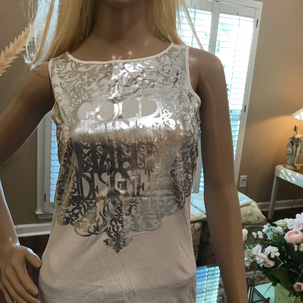 BRAND NEW DESIGNER MISS SIXTY TANK TOP/ MINT COND